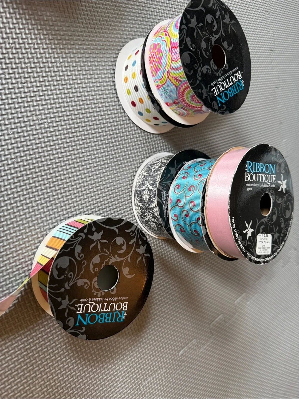Decorative Ribbon Bundle - Pink, Blue, Multi holiday crafts